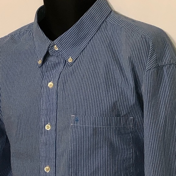 IZOD button down collar office dress shirt - Picture 5 of 8